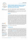 Research paper thumbnail of COVID-19 Fatality: Statistical Evidence to Engender the Need for Focal Shift from Air Pollutants to Multi-dimensional Intervention