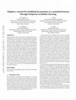 Research paper thumbnail of Adaptive control for hindlimb locomotion in a simulated mouse through temporal cerebellar learning