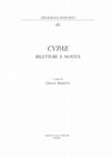 Research paper thumbnail of Cupae "calligrafiche" cum asciculo: riflessioni su alcuni esempi, in G. Baratta (ed.), Cupae. Riletture e novità, Faenza, F.lli Lega Editori, 2018, pp. 105-125, ISBN 978-88-7594-137-6