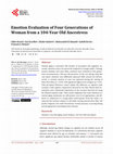 Research paper thumbnail of Emotion Evaluation of Four Generations of Woman from a 104-Year Old Ancestress