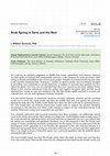 Research paper thumbnail of Review Article: Arab Spring in Syria and the Rest