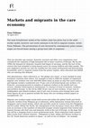 Research paper thumbnail of Markets and migrants in the care economy