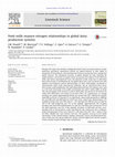 Research paper thumbnail of Feed–milk–manure nitrogen relationships in global dairy production systems