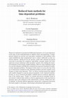 Research paper thumbnail of Reduced basis methods for time-dependent problems