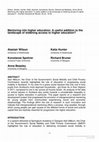 Research paper thumbnail of Mentoring into higher education: A useful addition to the landscape of widening access to higher education?