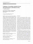 Research paper thumbnail of Challenges of controlling contagious bovine pleuropneumonia in sub-Saharan Africa