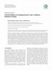 Research paper thumbnail of Arterial Stiffness in Nonhypertensive Type 2 Diabetes Patients in Ghana