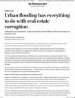 Research paper thumbnail of Urban flooding has everything to do with real estate corruption