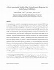 Research paper thumbnail of A semi-parametric model of the hemodynamic response for multi-subject fMRI data