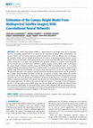 Research paper thumbnail of Estimation of the Canopy Height Model From Multispectral Satellite Imagery With Convolutional Neural Networks