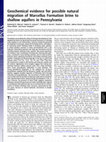 Research paper thumbnail of Geochemical evidence for possible natural migration of Marcellus Formation brine to shallow aquifers in Pennsylvania