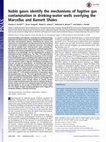 Research paper thumbnail of Noble gases identify the mechanisms of fugitive gas contamination in drinking-water wells overlying the Marcellus and Barnett Shales