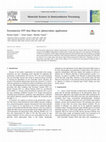 Research paper thumbnail of Ferroelectric PZT thin films for photovoltaic application