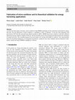 Research paper thumbnail of Fabrication of micro-cantilever and its theoretical validation for energy harvesting applications