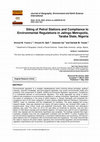 Research paper thumbnail of Siting of Petrol Stations and Compliance to Environmental Regulations in Jalingo Metropolis, Taraba State, Nigeria