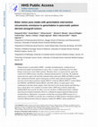 Research paper thumbnail of Bitter melon juice intake with gemcitabine intervention circumvents resistance to gemcitabine in pancreatic patient‐derived xenograft tumors