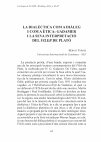 Research paper thumbnail of La dialèctica com a diàleg i com a ètica: Gadamer i la seva interpretació del Fileb de Plató