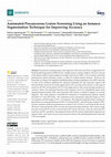 Research paper thumbnail of Automated Precancerous Lesion Screening Using an Instance Segmentation Technique for Improving Accuracy