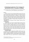 Research paper thumbnail of A Methodological application of New Techniques for Rationalization Energy Consumption in Buildings