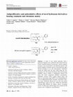 Research paper thumbnail of Antiproliferative and antioxidative effects of novel hydrazone derivatives bearing coumarin and chromene moiety