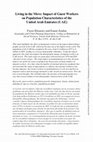 Research paper thumbnail of Living in the Move: Impact of Guest Workers on Population Characteristics of the United Arab Emirates (UAE)