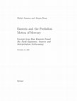 Research paper thumbnail of Einstein and the Perihelion Motion of Mercury