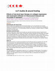 Effects of low-level laser therapy on collagen expression and neutrophil infiltrate in 5-fluorouracil-induced oral mucositis in hamsters Cover Page