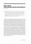 Research paper thumbnail of The body and the stigma. Defloration as an act of building femininity [Ciało i piętno. Defloracja jako wytwarzanie kobiecości]