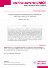 Research paper thumbnail of Towards the application of a model based design methodology for reliable control systems on HEP experiments