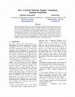 Research paper thumbnail of BTL: a Hybrid Model for EnglishVietnamese Machine Translation