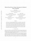 Research paper thumbnail of Hybrid Data-Driven Closure Strategies for Reduced Order Modeling