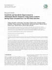 Research paper thumbnail of Sensitivity and Specificity Improvement in Abdominal Obesity Diagnosis Using Cluster Analysis during Waist Circumference Cut-Off Point Selection