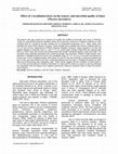 Research paper thumbnail of Effect of γ-irradiation doses on the sensory and microbial quality of dates ( Phoenix dactylifera )