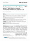 Research paper thumbnail of Morphological changes in the meibomian glands of patients with phlyctenular keratitis: a multicenter cross-sectional study