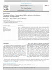 Research paper thumbnail of Therapeutic efficacy of intense pulsed light in patients with refractory meibomian gland dysfunction