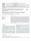 Research paper thumbnail of Impact of illegal mining activities on forest ecosystem services: local communities’ attitudes and willingness to participate in restoration activities in Ghana