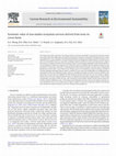 Research paper thumbnail of Economic value of non-market ecosystem services derived from trees on cocoa farms