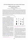 Research paper thumbnail of A Web Tool for Building Parallel Corpora of Spoken and Sign Languages