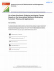 Research paper thumbnail of On a New Stochastic Ordering and Aging Classes Based on the Generalized Moment-Generating Function: Theory and Applications