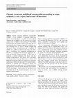 Research paper thumbnail of Chronic recurrent multifocal osteomyelitis presenting as acute scoliosis: a case report and review of literature