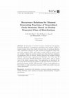 Research paper thumbnail of Recurrence Relations for Moment Generating Functions of Generalized Order Statistics Based on Doubly Truncated Class of Distributions