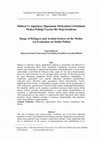 Research paper thumbnail of Mülteci ve Sığınmacı Olgusunun Medyadaki Görünümü: Medya Politiği Üzerine Bir Değerlendirme