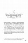 Research paper thumbnail of Allies of a kind: Three wartime Australian ministers to the United States, 1940–46