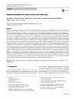 Research paper thumbnail of Engineering plants for heavy metal stress tolerance