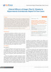 Research paper thumbnail of Clinical Efficacy of Ginger Plus B6 Vitamin in Hyperemesis Gravidarum: Report of Two Cases