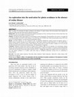 Research paper thumbnail of An exploration into the motivation for gluten avoidance in the absence of coeliac disease