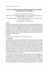 Research paper thumbnail of The effect of mold temperature on chemical foaming of injection molded recycled polyethylene-terephthalate