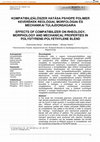 Research paper thumbnail of Kompatibilizálószer Hatása PS/Hdpe Polimer Keverékek Reológiai, Morfológiai És Mechanikai Tulajdonságaira Effects of Compatibilizer on Rheology, Morphology and Mechanical Properties in Polystyrene-Polyethylene Blend