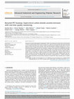 Research paper thumbnail of Recycled PET foaming: Supercritical carbon dioxide assisted extrusion with real-time quality monitoring