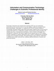 Research paper thumbnail of Information and Communication Technology Challenges to Scientific Professional Identity